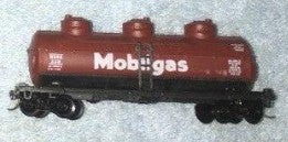 Life Like 7717 N Scale Mobil Gasoline Tanker #238