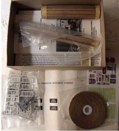 Main Line MS516 Ho Western Pennsylvania Granitoid Co. & Reno Garage Kit