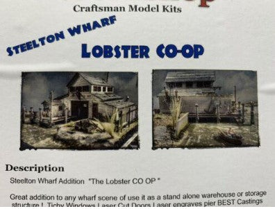 KC'S Workshop KCW79 HO Steelton Wharf Lobster Co-Op Building Kit