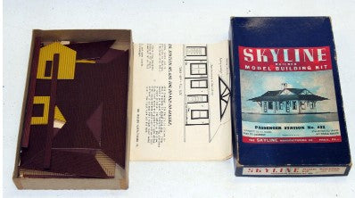 Skyline Models 652 HO Passenger Station Building Kit