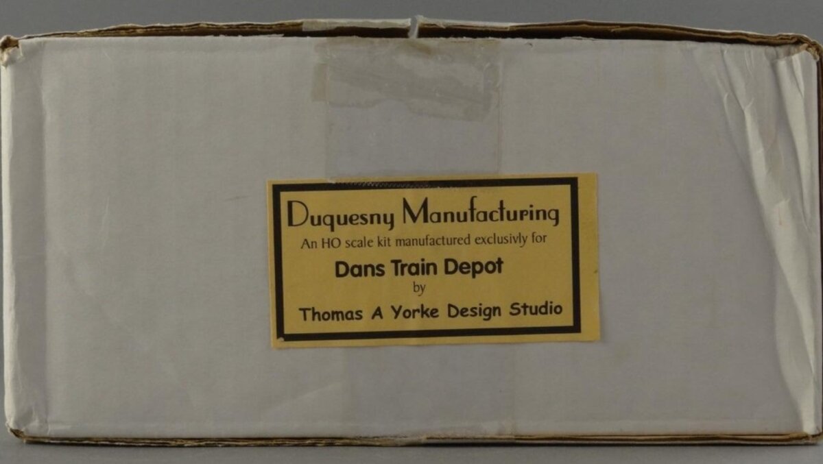 Thomas A Yorke Ent HO Scale Dans Train Depot Building Kit