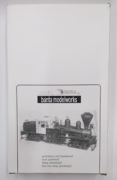 Banta Model Works T-2086 Large Scale Wood Shay Cab For Bachman Shay Kit