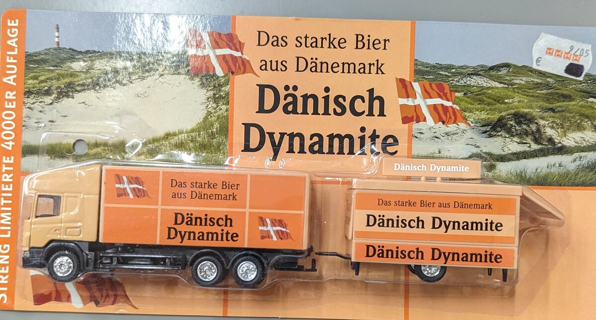 Easy Work 649 1:87 Danisch Dynamite 4000ER Truck w/Trailer