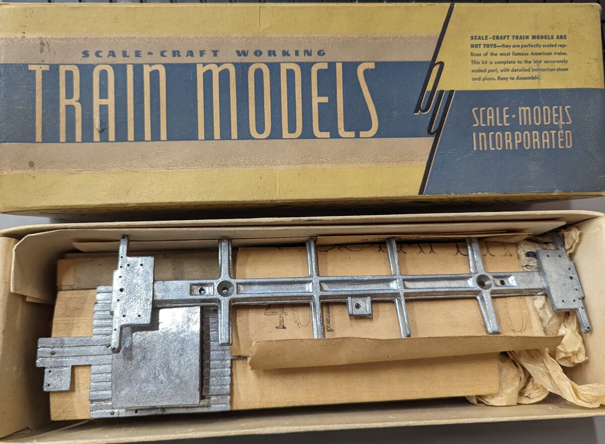 Scale-Craft Trains K90 O Caboose Metal Building Kit