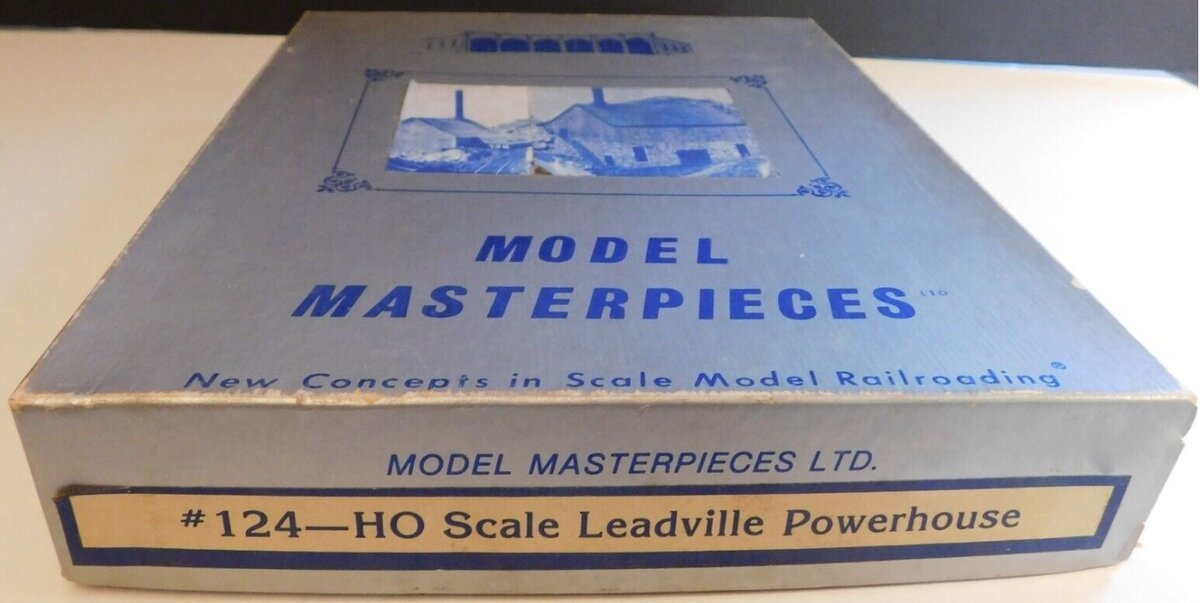 Model Masterpieces 124 HO Scale Leadville Powerhouse Building Kit
