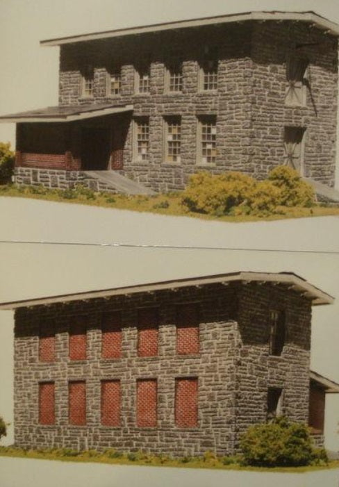 Ed Fulasz 08 HO The Old Stone Granite House Building Kit