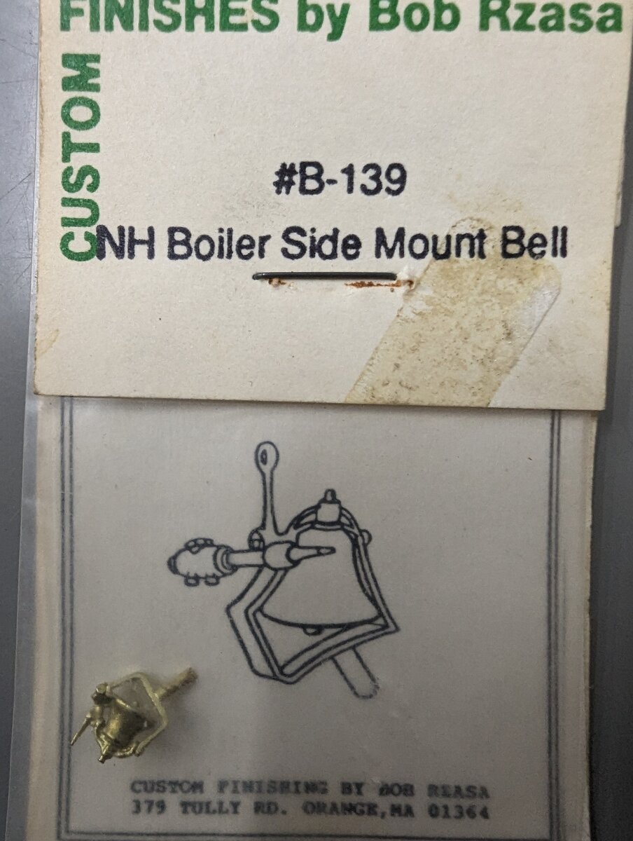 Custom Finishing B-139 HO NH Boiler Side Mount Bell