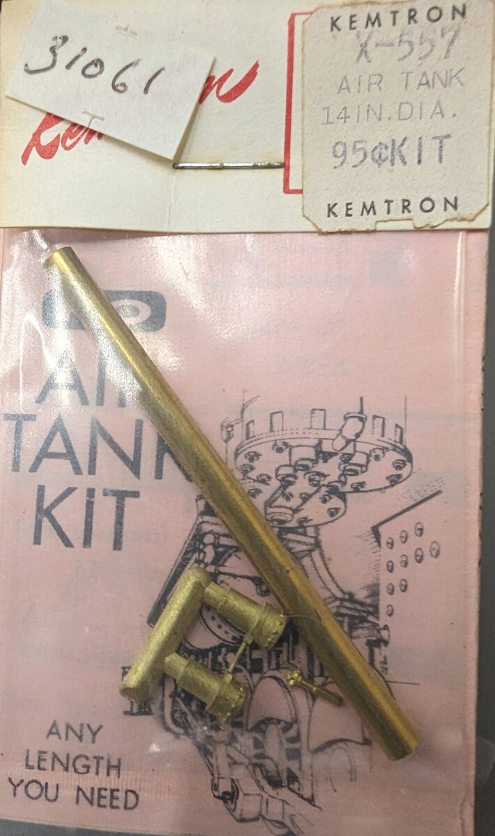 Kemtron X-557 HO Air Tank 14 Inch Diameter