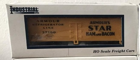 Industrial Rail 8547 HO Armour Refrigerator Line # 37160 Freight Car