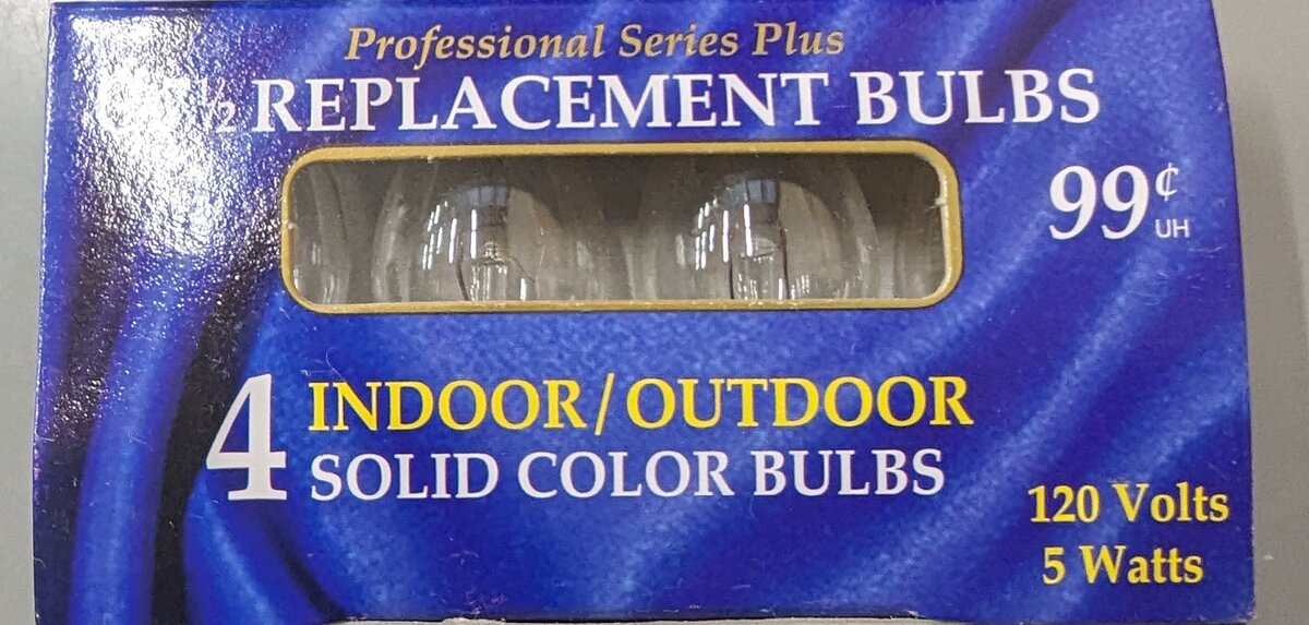 East West Distributing Co. 897059 C-7 1/2 Replacement Bulbs