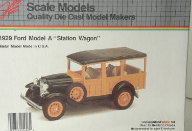 JLE 4006 1:20 1929 Model A Station Wagon Metal Kit