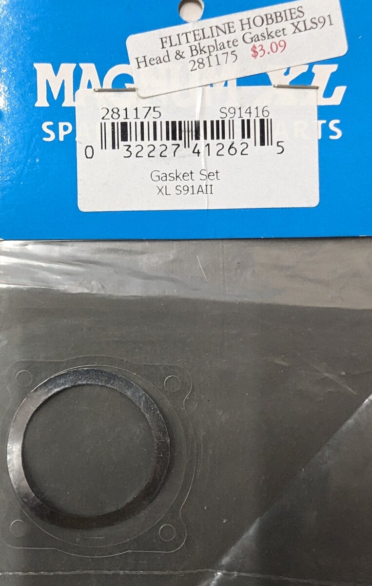Magnum XL Parts 281175 Head and Backplate Gasket XLS91