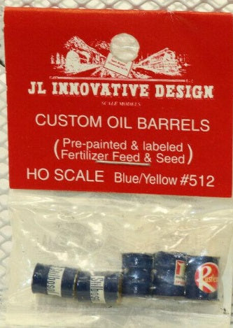 NJ International 512 HO Blue&Yellow Pre-Painted & Labeled Fertilizer Feed & Seed
