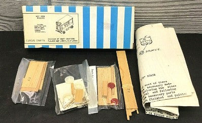 Circus Craft CW-24 HO 1/8 Scale Hot Dog Wagon Wood Kit