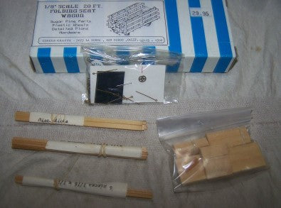 Circus Craft CW-1 1/8 Scale 20 Ft Folding Seat Wagon Building Kit
