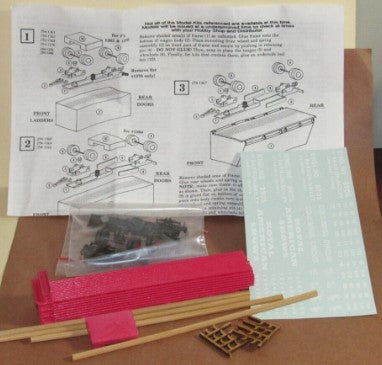 Gem City Amusement 1369 HO Pole Wagon Resin Building Kit