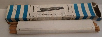 Circus Craft CW-164 HO 72 FT Mount Vernon Flatcar Building Kit