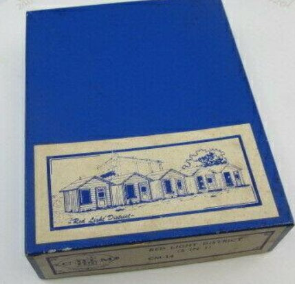 Classic Miniatures CM-14 HO Scale Red Light District Building Kit