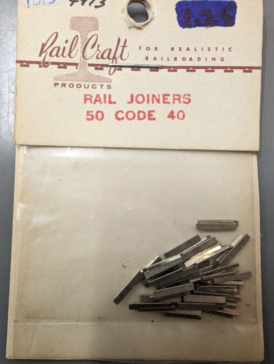 Rail Craft 40 Rail Joiners Code 40