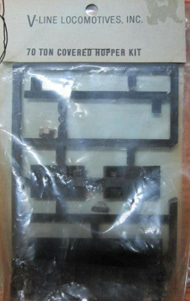 V-Line Locomotives, Inc. 768-4 N 70 Ton Covered Hopper Plastic Model Kit