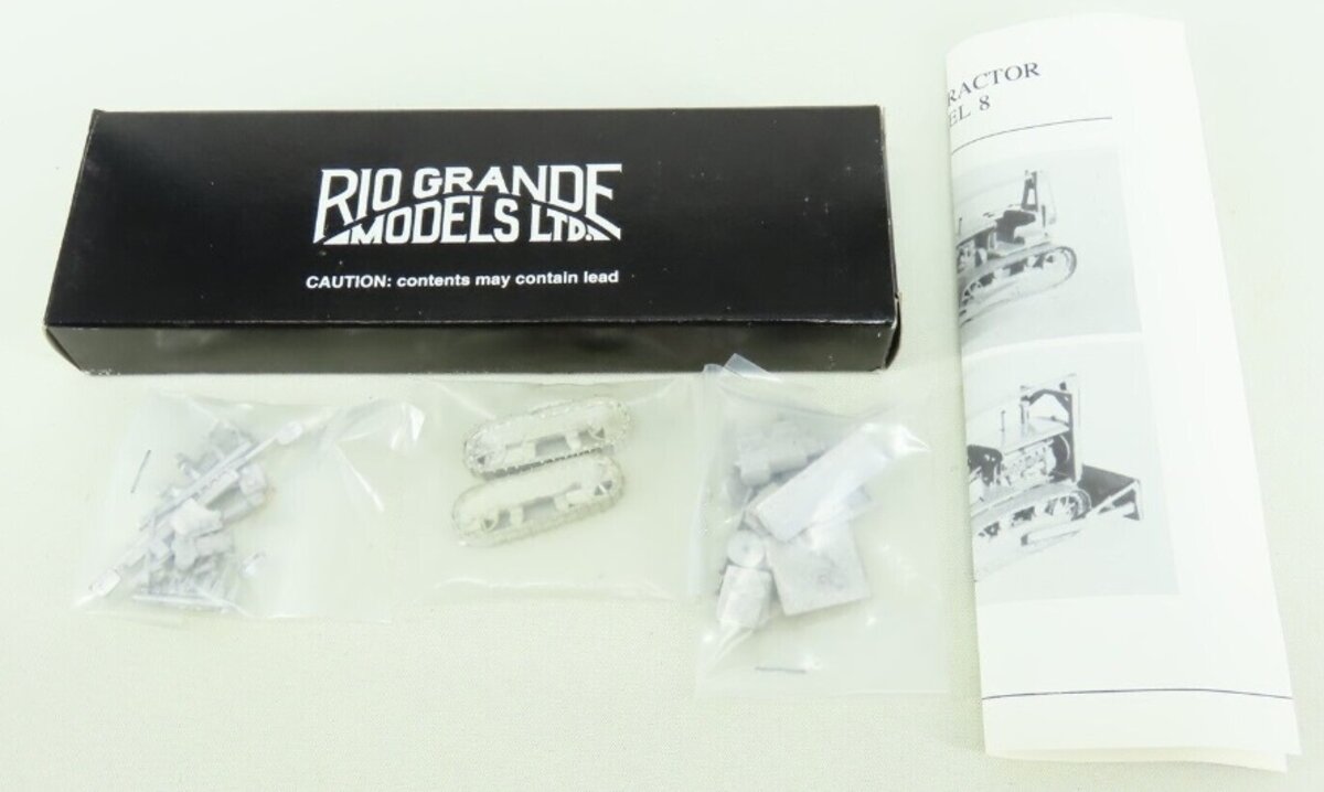 Rio Grande Models RD-8 HO Tractor # 3959-08 Metal Kit