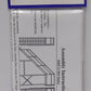 Crystal River Products 505-11 HO Stairs W/Landing Railing & Jig Laser Wood Kit