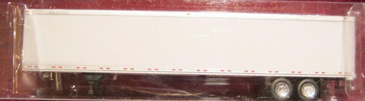 Trucks N' Stuff SP157-E HO White 53' Dry Trailer Undecorated W/Reflectors