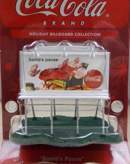Athearn 8262 HO Scale Coca-Cola Santa''''S Pause Holiday Billboard Collection
