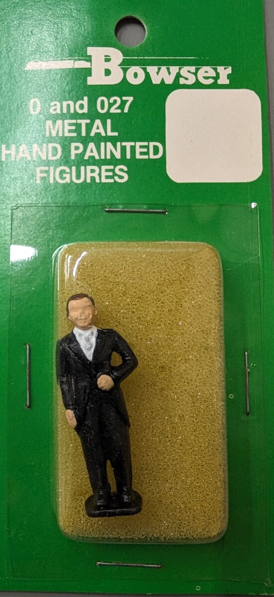 Bowser 1-013785 O/O27 Metal Hand Painted Man in Tuxedo Figure