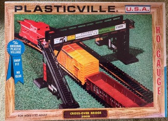 Plasticville 2805 HO Cross-Over Bridge Building Kit