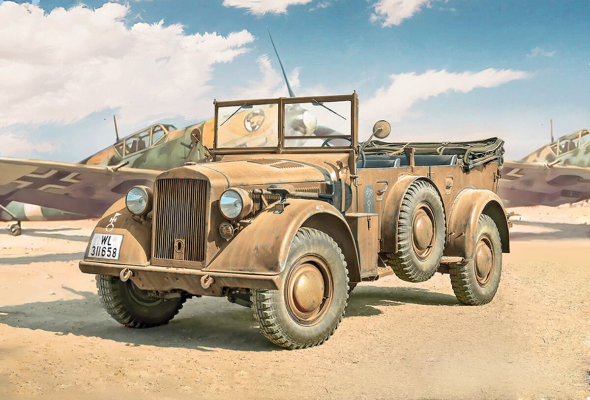 Italeri 6597 1:35 Kfz. 12 Horch 901 typ 40 frŸhen Ausf. Military Vehicle Kit