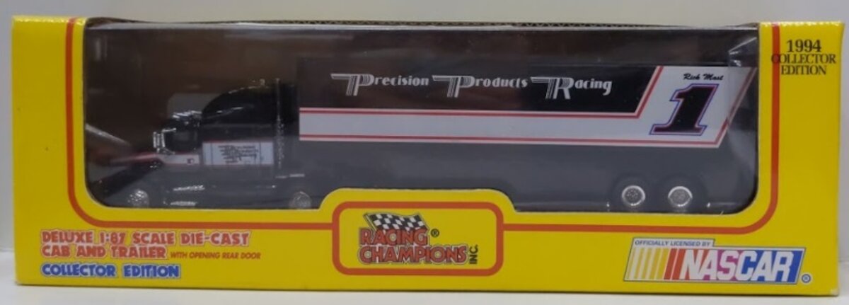 Racing Champions 04100 1:87 Precision Products Racing Rub Mast 1 Cab & Trailer
