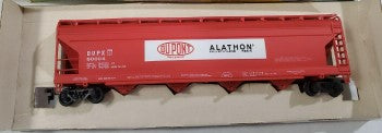 AHM 5395F HO Du Pont Alathon Resin Centre Flow Covered Hopper Car