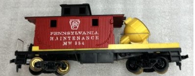 Tyco T347A:500 HO Pennsylvania Maintenance Floodlight Car #984