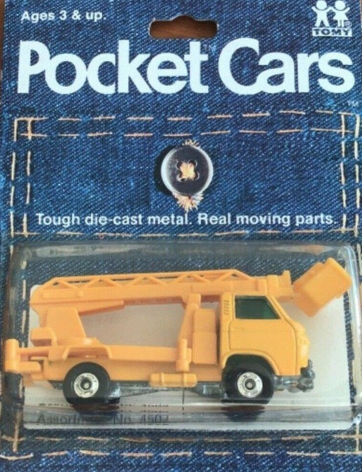 Tomy 75-88 HO Yellow Power Company Service Truck Car