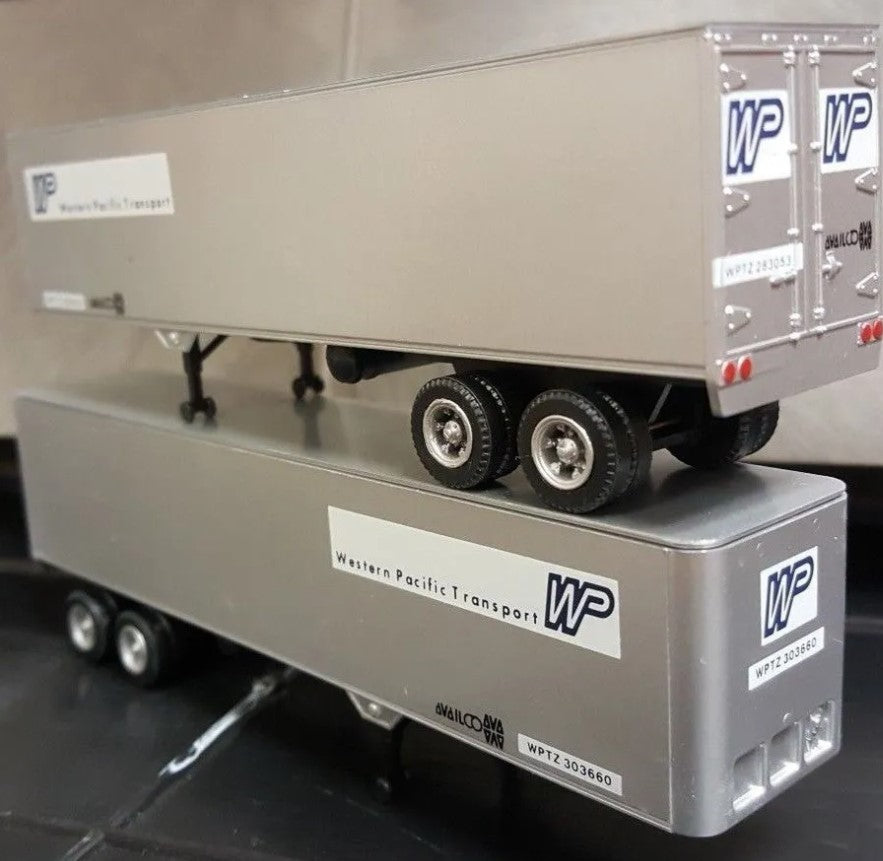 Con-Cor 0004-000141 HO Western Pacific 40' Dry Van Trailers