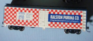 Life Like 4554 HO Ralston Purina Co. M.R.S. Box Car