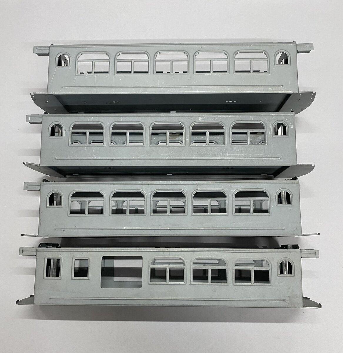 Ives 240-KIT Unassembled Unpainted Ives 240 Passenger Cars Kit (Set of 4)