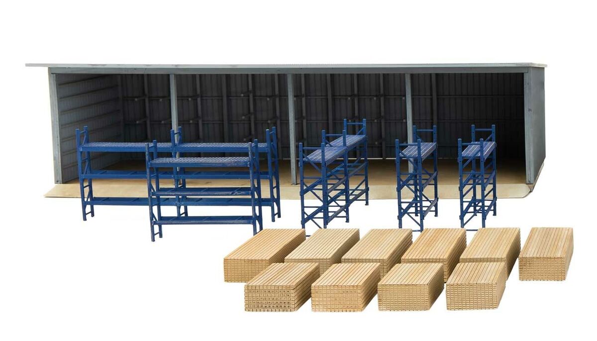 Walthers 933-4119 HO Hardware and Lumber Store Building Kit