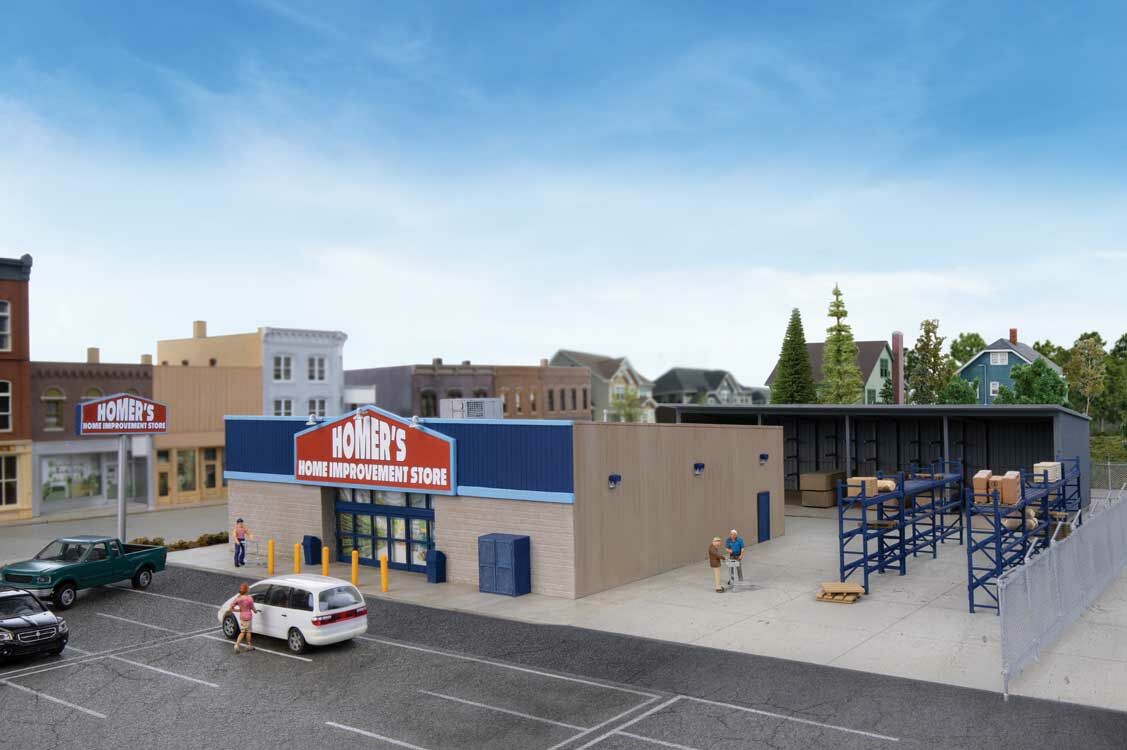 Walthers 933-4119 HO Hardware and Lumber Store Building Kit