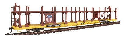 Accuready 80104 HO Union Pacific 89' Bi-Level Open Auto Rack RTR Assembled
