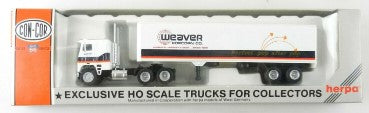 Con-Cor 0004-001022 HO Weaver Popcorn Co. Tractor Trailer