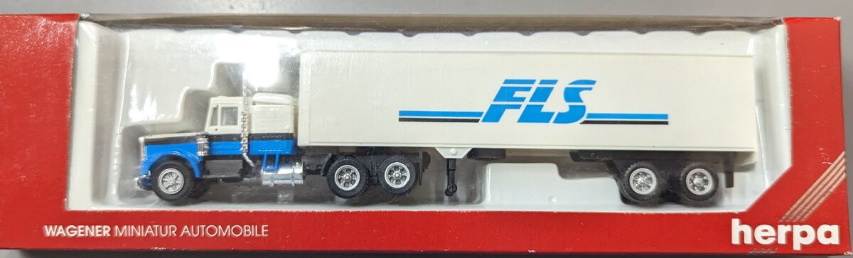 Herpa 1822 HO FLS Trucking Company Tractor Trailer