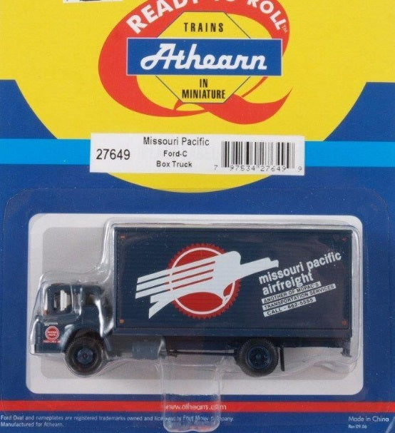 Athearn 27649 HO Missouri Pacific Airfreight Ford-C Box Truck Ready To Roll