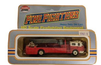 Model Power 7767-2 HO Fire Fighters Aerial Snorkel Engine