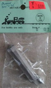 Kramer D87 HO Detailed Cast Metal Shear 204 x 96