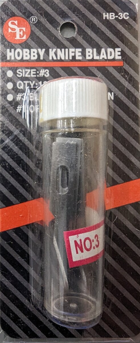 SE HB-3C Size 3 Hobby Knife Blade (12 Pieces)