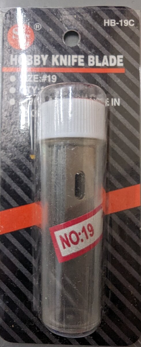 SE HB-19C Size 19 Hobby Knife Blade (12 Pieces)