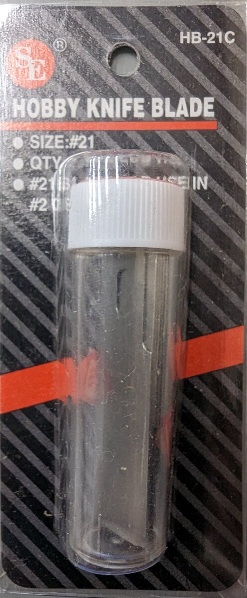SE HB-21C Size 21 Hobby Knife Blades (12 Pieces)
