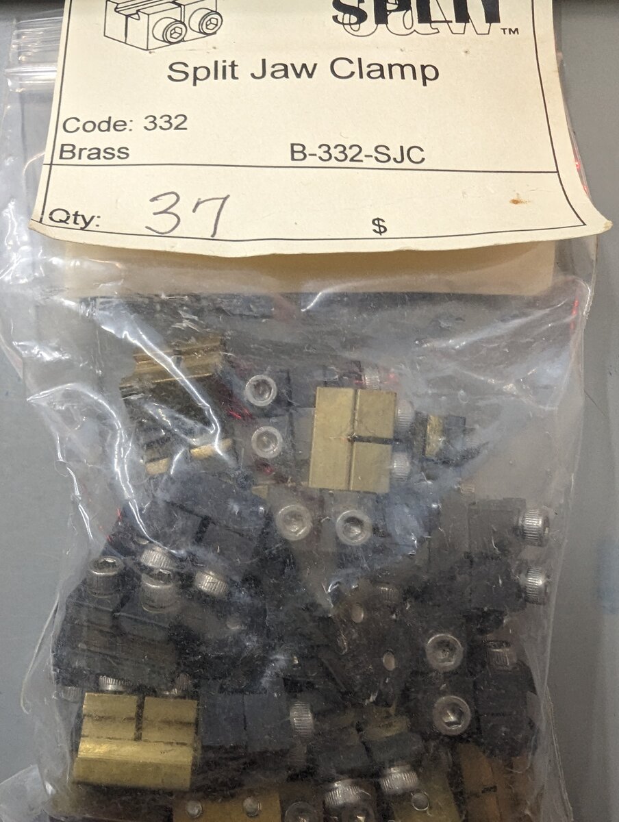 Split Jaw B-332-SJC Rail Clamps Split Jaw Clamp (37 Pieces)